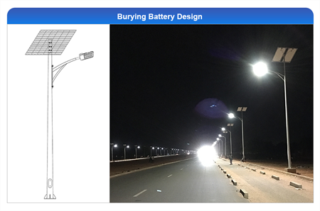 ​​​​Buried Battery Solar Street Lights