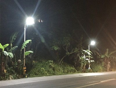 Projects Of 8M80W Integrated Solar Street Light